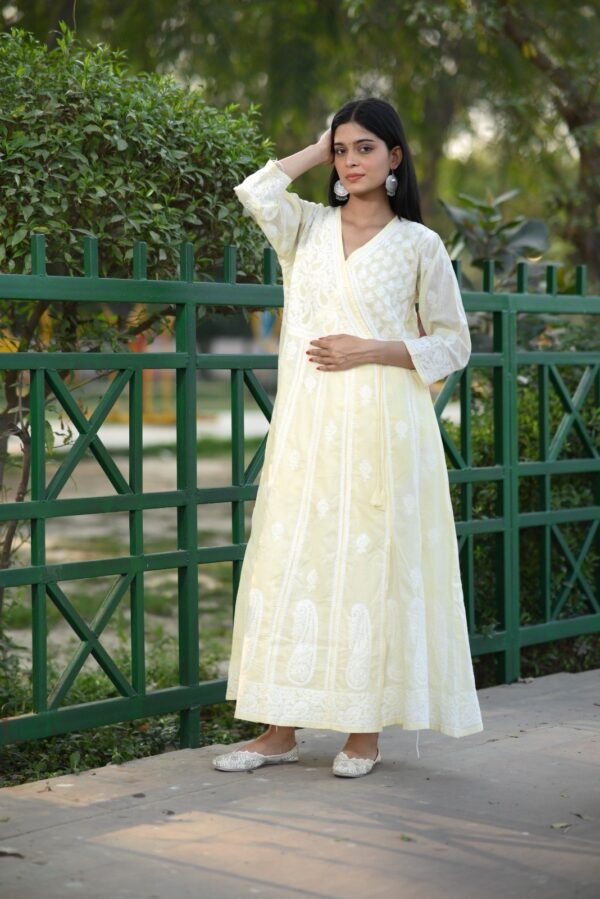 Anarkha pattern anarkali mul cotton