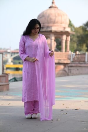 Pure muslin panel jaal