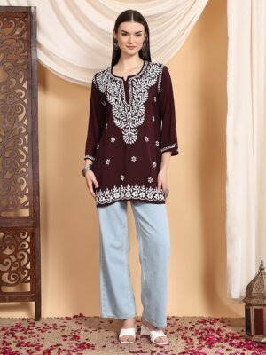 rasha-chikankari-premium-modal-s.jpg Aafreen Designer Chikankari Kurta